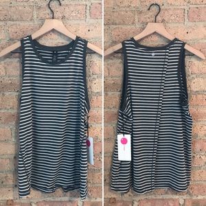 Yogalicious | Open Back Yoga Top | L | NWT